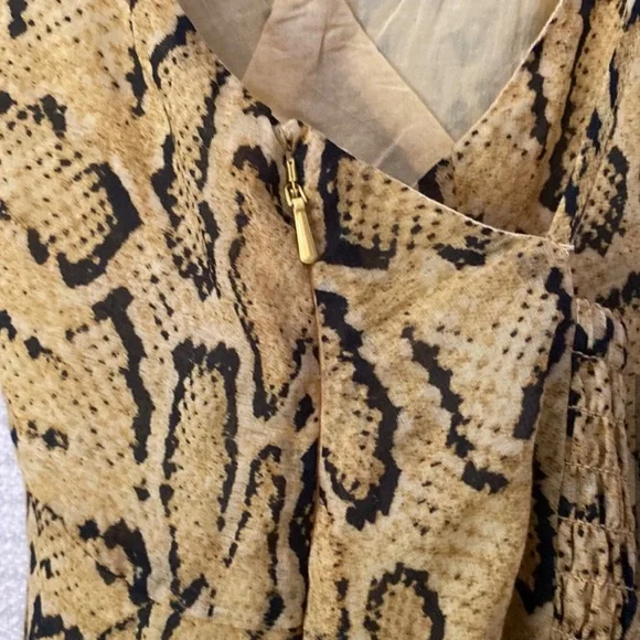 Frame Malibu dress snake print